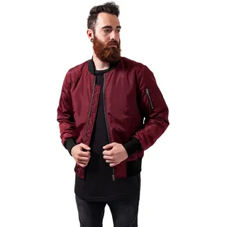 URBAN CLASSICS 2-Tone Bomber Jacket in rot Größe M