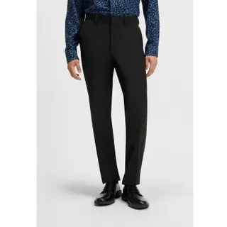 HUGO für Herren. 50540150 Hose Tom253X schwarz (94), Lässig, Sportlich, Wolle, Klassisch