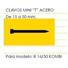 Cevik MCMINIT-35 Nägel, Mini T, Stahl, 35 mm, 1.500 Stück