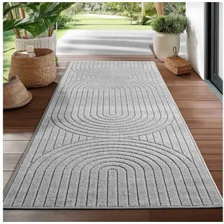 Ayyildiz In-/Outdoor-Teppich NOVA silber B/L: ca. 80x150 cm - silber