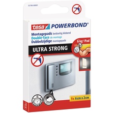 Bild Powerbond ULTRA STRONG doppelseitige Klebepads tesa® Weiß (L x B) 60mm x 20mm