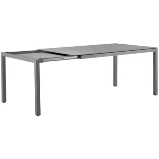 Auszugstisch Classic anthrazit - 140/200 x 80 cm 598 - Dekton sabbia