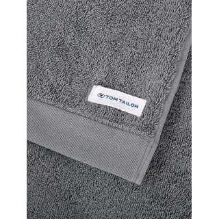 Tom Tailor Color Bath Handtuch 50 x 100 cm moody grey 2 St.