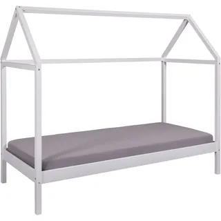 Interlink Hausbett Sun Road 90 x 200 cm Kiefer massiv lackiert weiß
