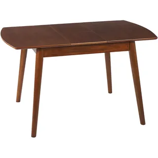 Beliani Ausziehtisch 130 x 75 x 80 cm braun