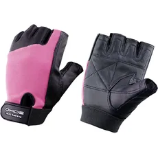 OXIDE XCO Sport-Handschuhe Fitness-Handschuhe mit Klettverschluss Finger-Handschuhe 3994006 Schwarz/Pink