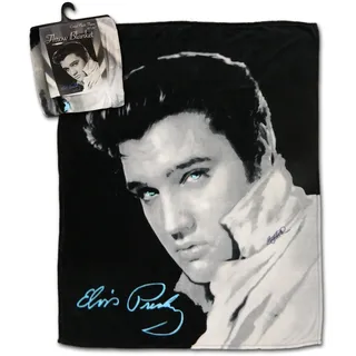 Midsouth Products Elvis Überwurfdecke Schwarz & Weiß Foto