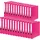 Original Falken 25er Pack PP-Color Kunststoff-Ordner. Made in Germany. 5 cm schmal DIN A4 Pastell-Farbe pink Ringordner Vegan Aktenordner Briefordner Büroordner Plastikordner Schlitzordner