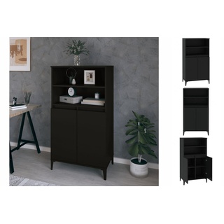 vidaXL Highboard Schwarz 60x36x110 cm Holzwerkstoff