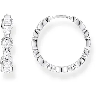 Thomas Sabo Creolen Kreise mit weißen Steinen« mit Zirkonia (synth.)