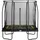 Trampolin Comfort Edition 214 x 153 cm Schwarz