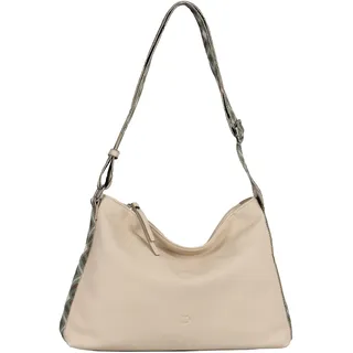 Tom Tailor Donata Hobo Bag Synthetik Beige/Weiß