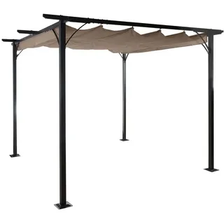 MCW Pergola 3,5 x 3,5 m Braun
