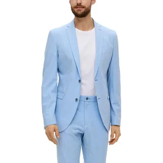 s.Oliver BLACK LABEL Herren 2142797 Business-Anzug Jacke, blau 53W2, 44