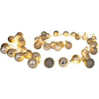 NÄVE Lichternetz LED 240 cm Gold