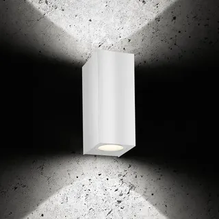 Lcd Außenwandleuchte Edelstahl IP54 464 lm schwarz