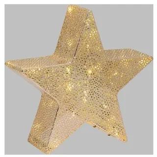 Lotti Weihnachtsbeleuchtung XMAS KING Stern Champagne (30x28cm)