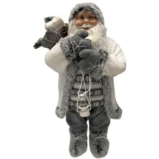 Imma 5810G Weihnachtsmann für den Innenbereich 83 cm, Weiß, Large 83 cm A