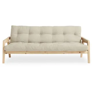 Karup Design Schlafsofa »Grab«, inkl. Futonmatratze, Liegefläche 130x190 cm beige