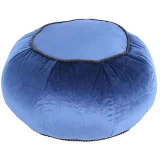 Kayoom Pouf , Blau , Textil , Füllung: Styroporkugeln , 65x35x65 cm , Reißverschluss , Wohnzimmer, Sessel, Hocker & Hockerbänke, Poufs