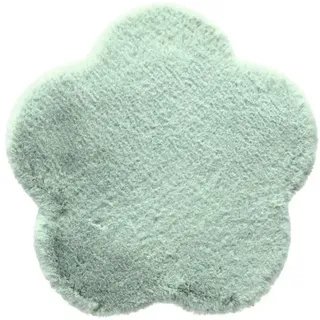 Hochflorteppich Romance grün 60x60 cm