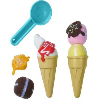 HABA 306436 - Spielset Waffeleis, Kasperletheater und Kaufladen ab 3 Jahren, Multicolor