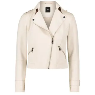 Zero Damen Bikerjacke in Veloursleder-Optik 36, French Oak - 36