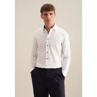 Seidensticker Herren, Hemd weiß Slim Fit, weiß, NOS