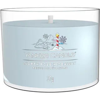 Yankee Candle North Pole Hideaway Duftkerze 37 g silber