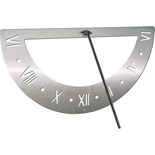 DanDiBo Ambiente DanDiBo Sonnenuhr Edelstahl für die Wand 70 cm Rostfrei 96687 Ausrichtbar Wetterfest Gartenuhr Modern Metall