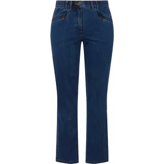 Ulla Popken Damen große Größen Übergrößen Plus Size Jeans Mony, konisches Bein, Reißverschlusstaschen