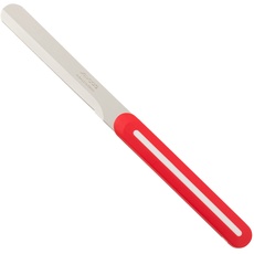 Arcos Serie B-Line - Tischmesser | Frühstücksmesser | Spülmaschinenfest - Gezackte Klinge Edelstahl NITRUM 100 mm - Griff aus Polypropylen (100 mm, Rot)
