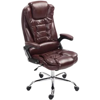 CLP Bürostuhl Thor höhenverstellbar und drehbar,bordeauxrot - bordeaux