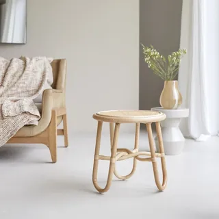 Lina - Beistelltisch aus Rattan