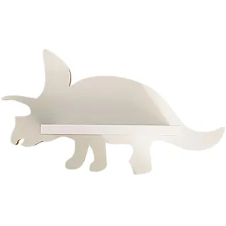MOLILAND Dino Wandregal Dinosaurier Triceratops, Elegance- Skandinavischer Stil fur kinderzimmer