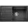 Legra XL 6 S links Einbauspüle Silgranit anthrazit Handbetätigung 860 x 500 mm