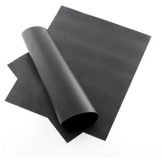 InnovaGoods Grillmatte 2 Stück Kunststoff schwarz