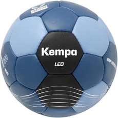 Bild von LEO Handball Ball für Kinder Trainingsball, Schaumstofflaminierung, Farbe: blau/schwarz, 1