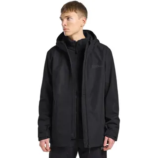 Jack Wolfskin Taubenberg 3in1 Jacke - Black - S