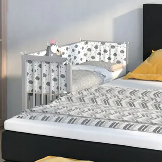 VitaliSpa Beistellbett Sophie Grau 94 x 42.5 cm 1 Seitenschiene, Model 32590 - Grau