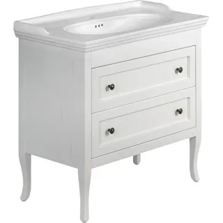 RETRO Schrank 83,5x80x43cm, Altweiß