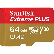 Bild von Extreme Plus microSDXC UHS-III + SD-Adapter 64 GB
