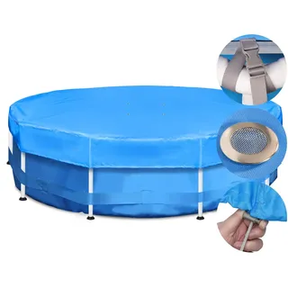 Sekey Poolabdeckung Rund blau 366 cm