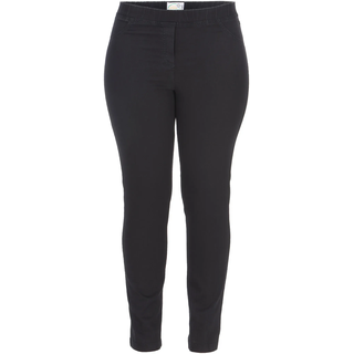 Jeansjeggings KJBRAND "JENNY", Damen, Gr. 52, N-Gr, schwarz, Denim/Jeans, Obermaterial: 78% Baumwolle, 18% Polyester, 4% Elasthan, unifarben, skinny fit lang, Jeans Jeansjeggings, angenehm weiche Quer-Stretch Qualität