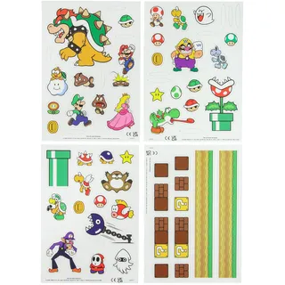 Super Mario Bros Kühlschrankmagneten - Offiziell lizenziert von Nintendo, 63 ikonische Mario-Charakter Magnet-Set, Retro Gaming Geschenk Dekor für Whiteboards, Kühlschrank & Schließfach Dekorationen