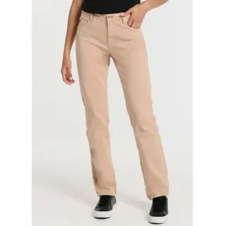Lois Jeans für Damen. 201042342 Gerade Hose - 5-Pocket kurze Hose braun (34), Lässig, Baumwolle