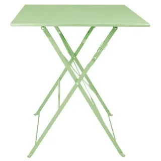 Bolero Square Pavement Style Klapptisch 60 x 60 x 71 cm Hellgrün