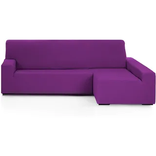 Martina Home - Emilia - Elastischer Chaiselongue-Bezug - Langer rechter Arm (Vorderansicht) - Kardinal