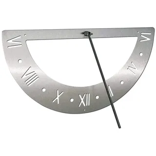 DanDiBo Ambiente DanDiBo Sonnenuhr Edelstahl für die Wand 70 cm Rostfrei 96687 Ausrichtbar Wetterfest Gartenuhr Modern Metall