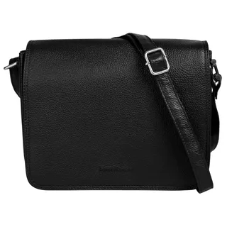 Bruno Banani Umhängetasche Leder Schwarz